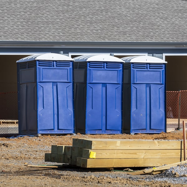 what is the cost difference between standard and deluxe portable restroom rentals in Freeman WV